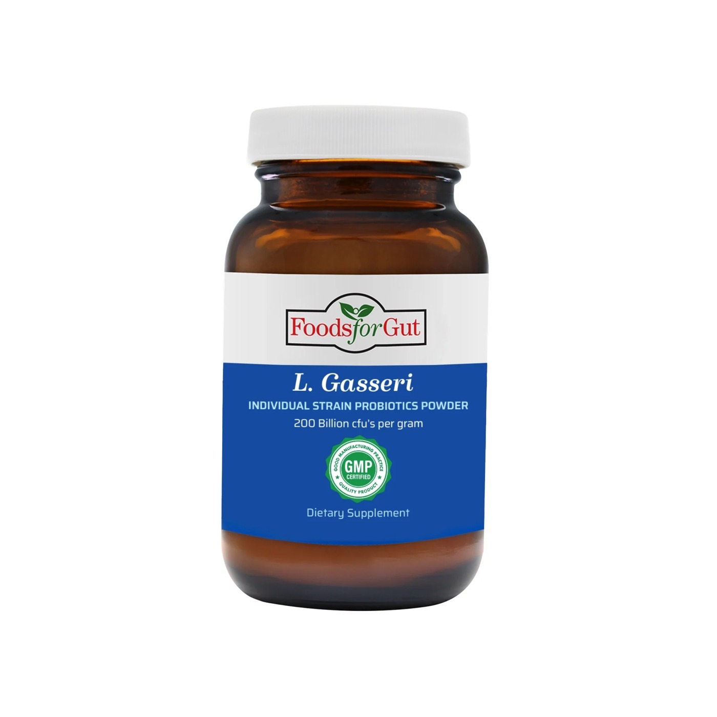 Foods For Gut Lactobacillus Gasseri probiotic powder bottle