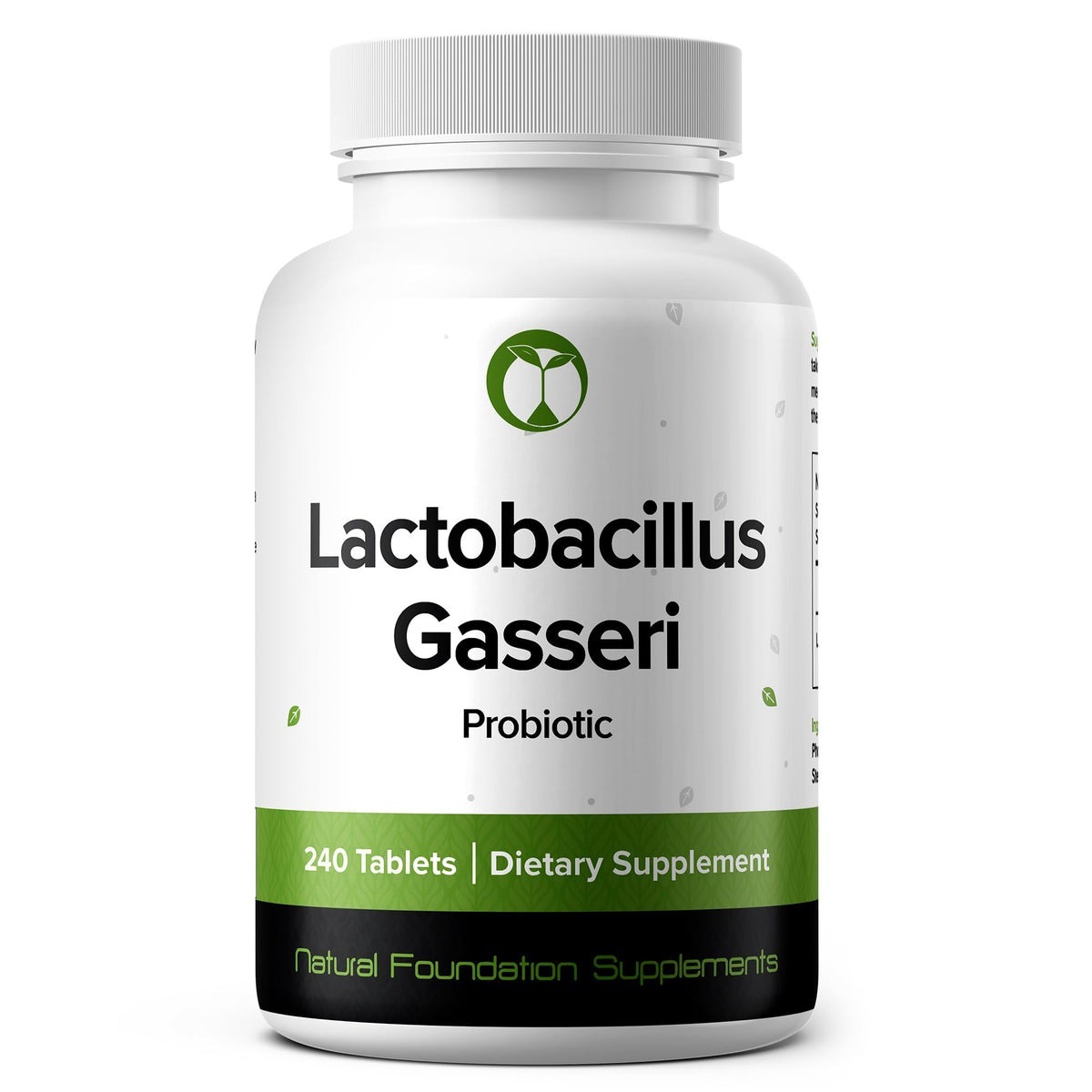 Natural Foundation Lactobacillus Gasseri probiotic supplement bottle