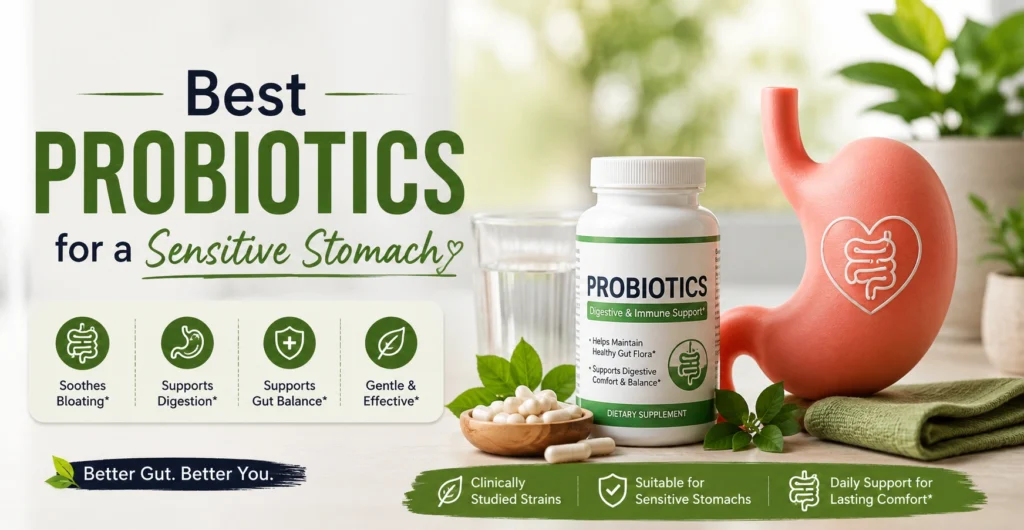 Best Probiotics for a Sensitive Stomach