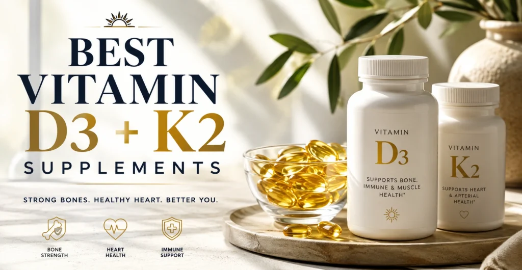 Best Vitamin D3 and K2 Supplements