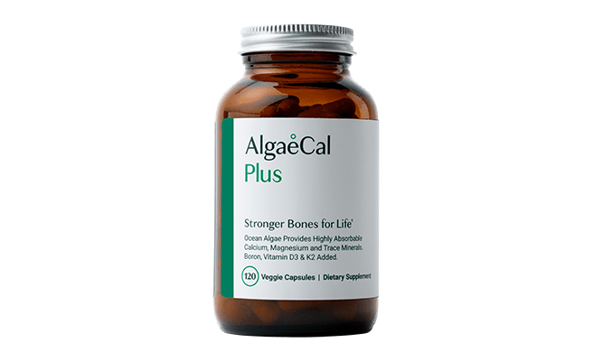 AlgaeCal Plus plant-based calcium supplement