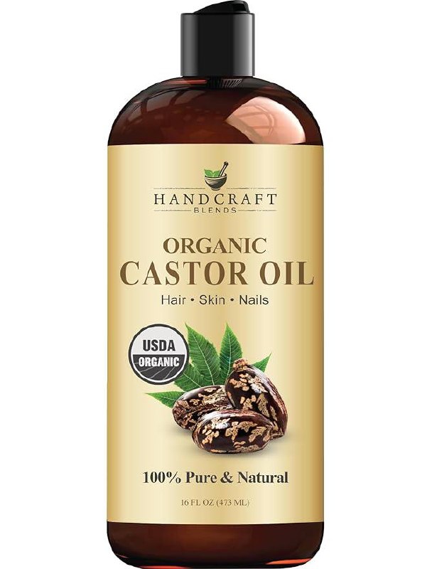 Handcraft Blends organic castor oil bottle