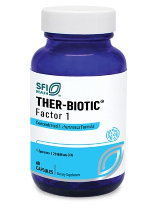 Klaire Labs Ther-Biotic Factor 1 Lactobacillus rhamnosus probiotic bottle