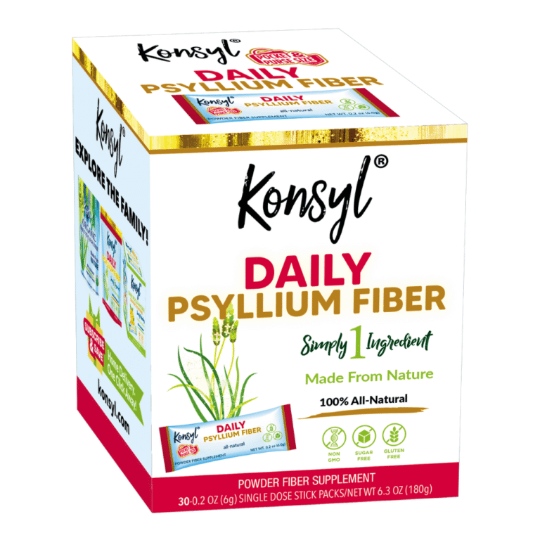 Konsyl Daily Psyllium Fiber Stick Packs box