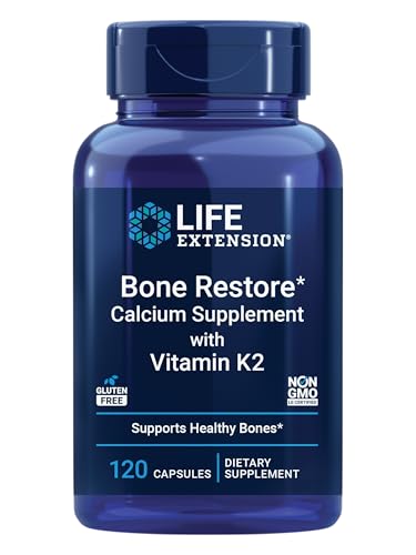 Life Extension Bone Restore calcium supplement with vitamin K2