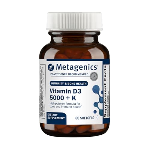 Metagenics Vitamin D3 5000 + K product bottle