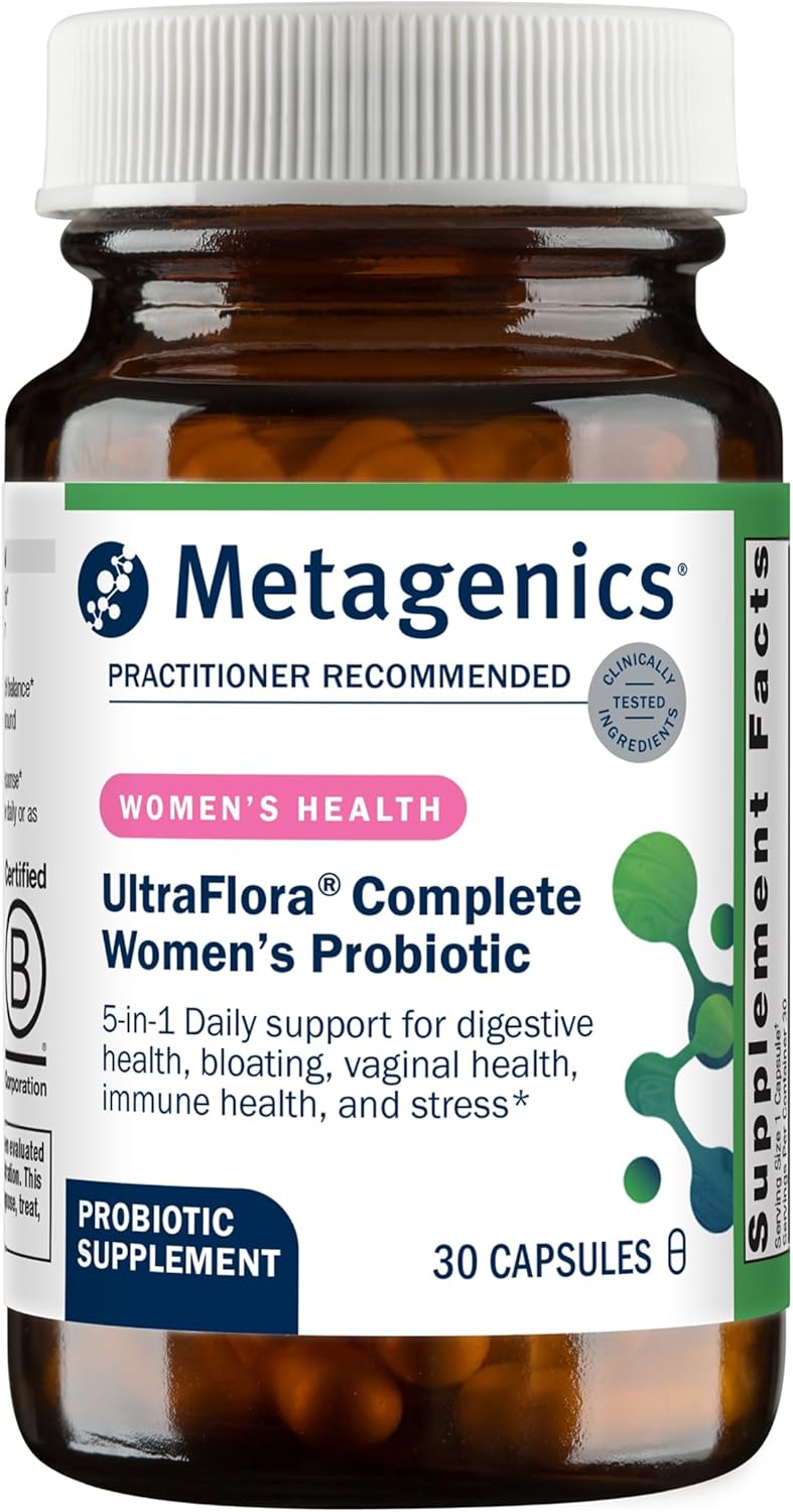 Metagenics UltraFlora Complete Women’s Probiotic for women over 50 bottle