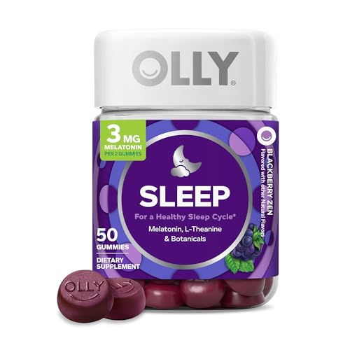 OLLY Sleep gummies with melatonin L-theanine and botanicals