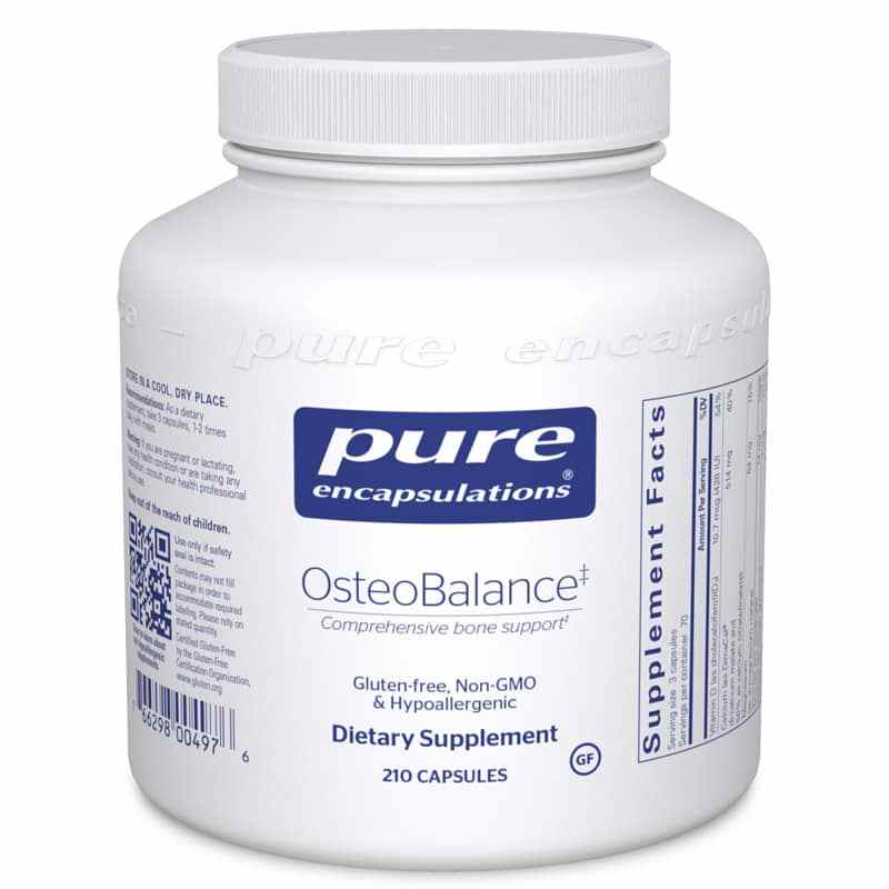 Pure Encapsulations OsteoBalance bone mineral supplement