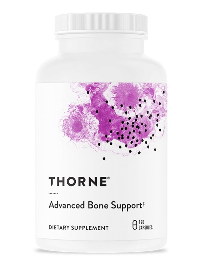 Thorne Advanced Bone Support supplement bottle