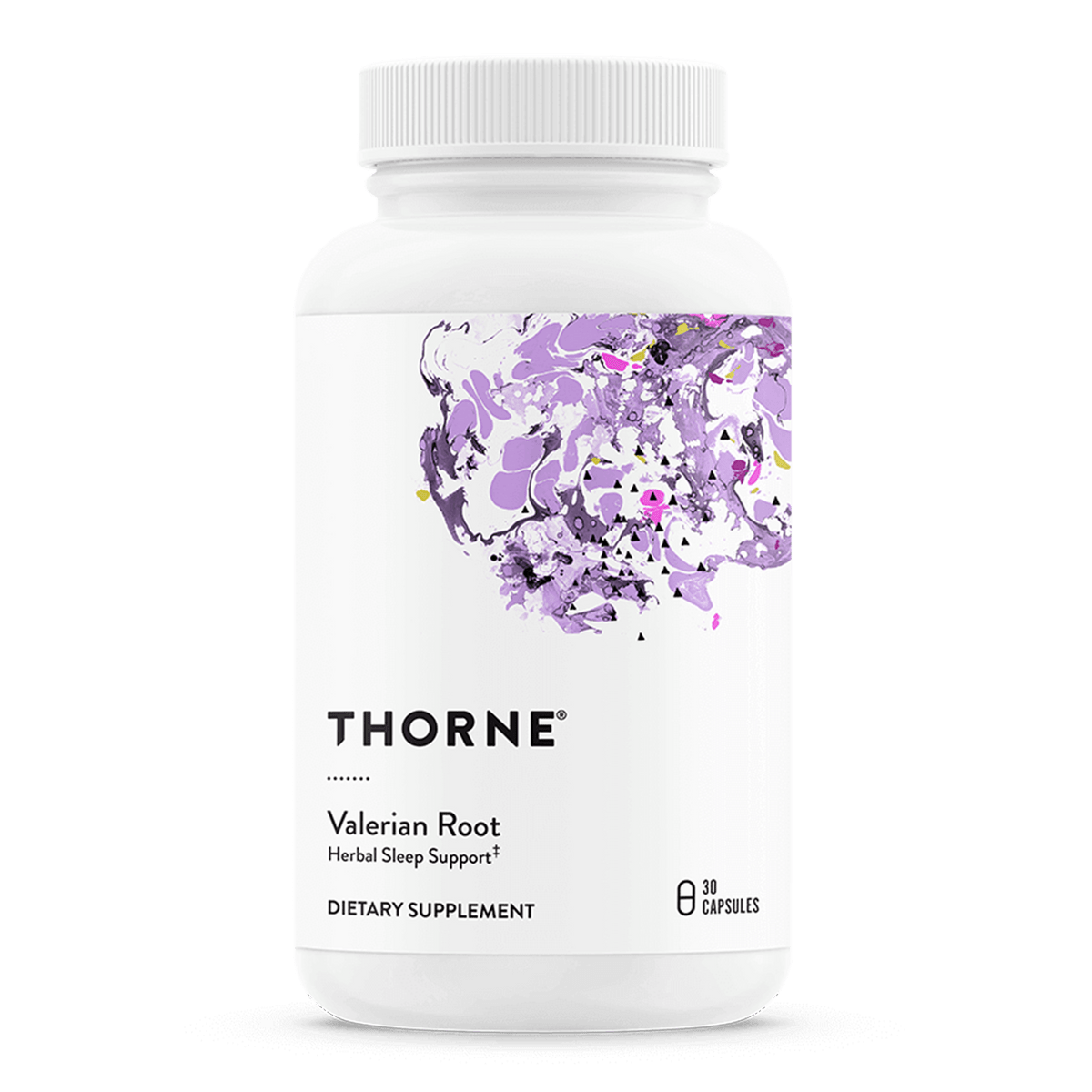 Thorne Valerian Root melatonin-free herbal sleep support capsules